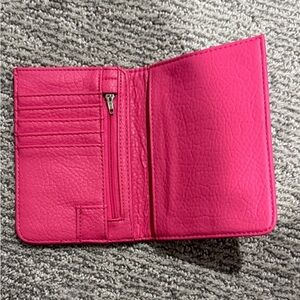 Pink Leather Wallet